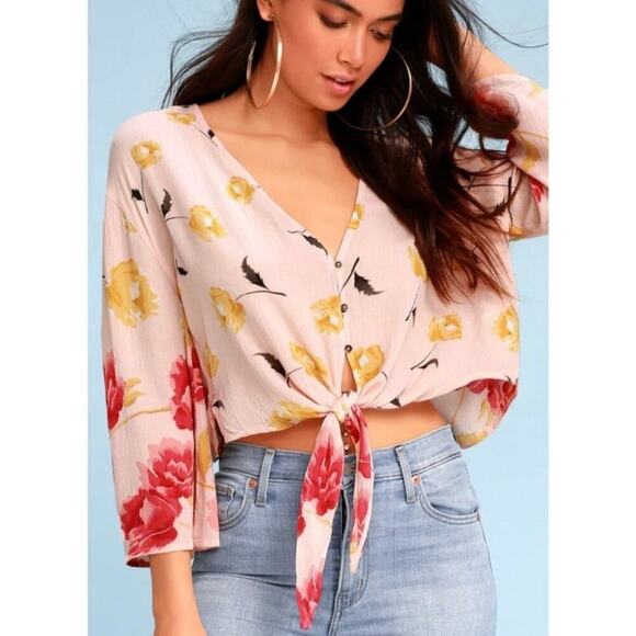 Billabong Desert Sunrise Floral Button Tie
Front Top Size Medium - Picture 1 of 8